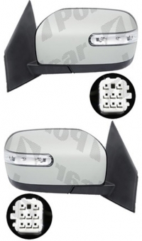 Зеркало заднего вида боковое Mazda CX-9 2006-2012